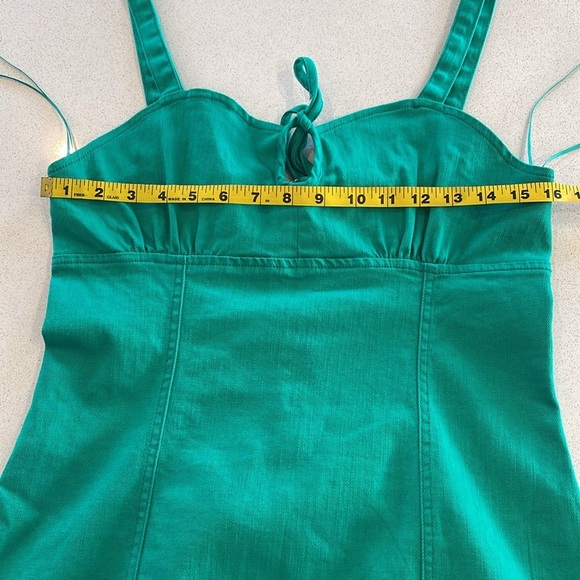 Gianni Bini Green Above the Knee Summer Dress - Size M - Picture 4 of 12